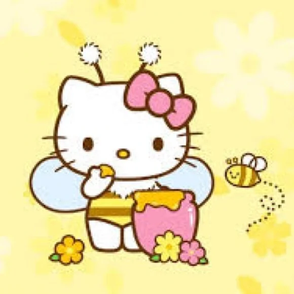 Hello Kitty Bee 🐝 Happy Mug Set - Picture 11 of 11